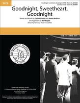 Goodnight, Sweetheart, Goodnight SATB choral sheet music cover